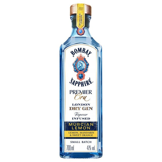 Bombay Sapphire Premier Cru Murcian Lemon Gin 70cl - British product