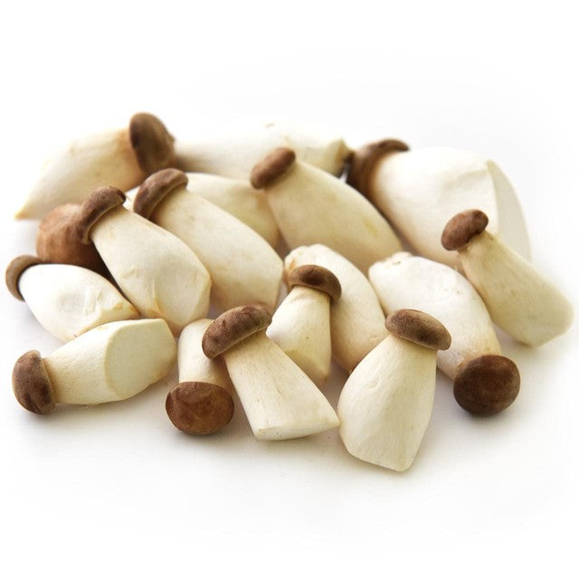 Natoora Baby King Oyster mushrooms 90g, imported from the UK