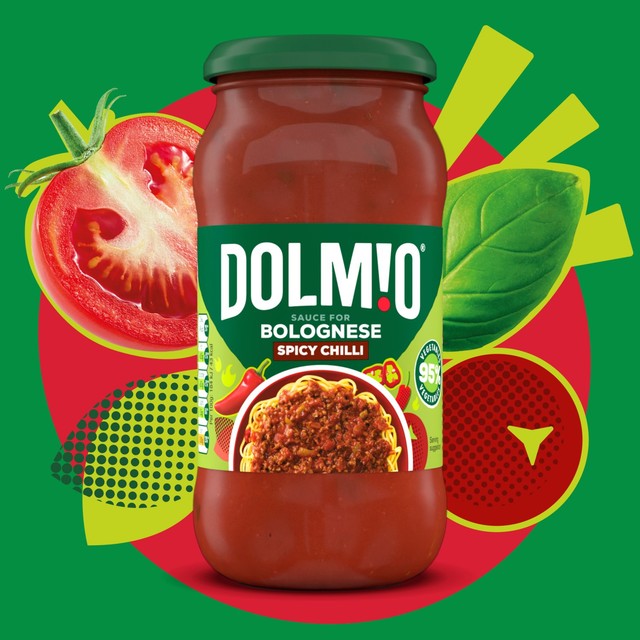 Dolmio Bolognese Intense Chilli Pasta Sauce 450g - British product