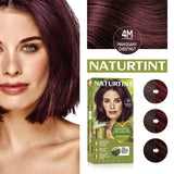 Naturtint hair colour gel 4M Mahogany Chestnut, imported from the UK