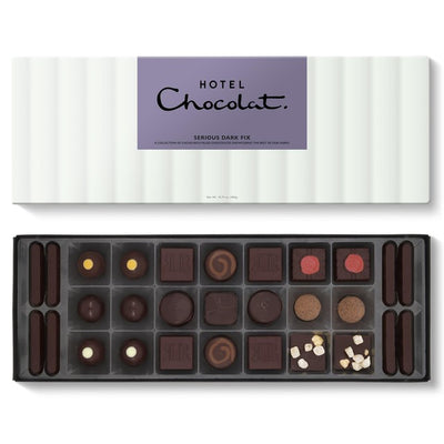 Hotel Chocolat Serious Dark Fix Sleekster Dark Chocolate Box 305g
