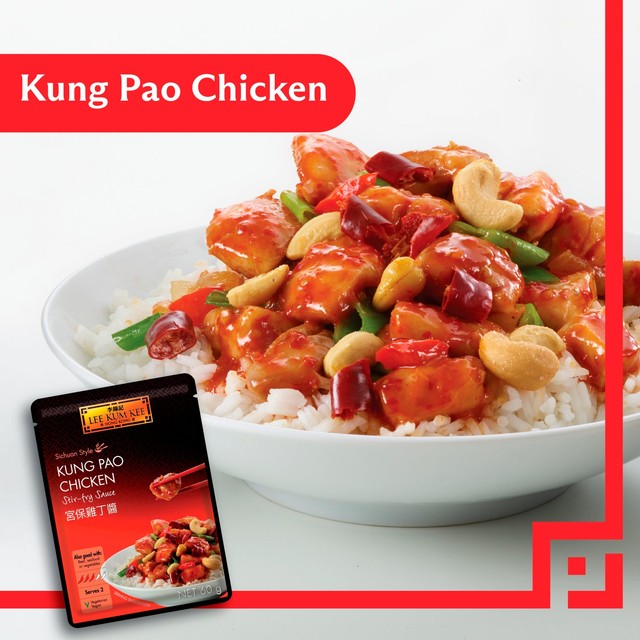 Lee Kum Kee Kung Pao chicken stir-fry sauce 50g, UK version