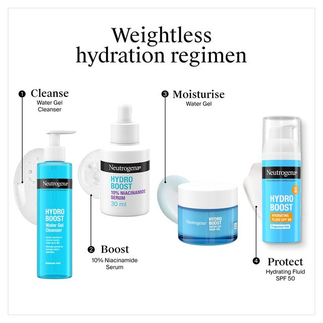 Neutrogena Hydro Boost Hydrating Fluid SPF50 50ml, imported from the UK