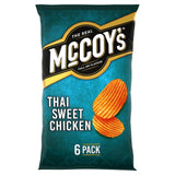 McCoy's Thai Sweet Chicken crisps 6 pack, imported from the UK