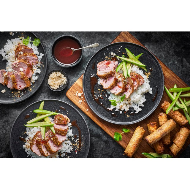 M&S duck crown with sticky plum glaze 1.212kg, imported from the UK
