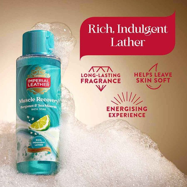 Imperial Leather Bubble Bath Bergamot Sea Salt 500ml, imported from the UK