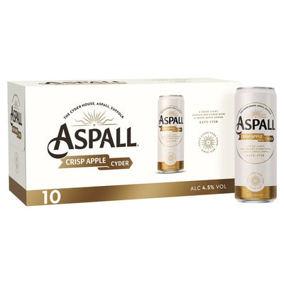 Aspall Crisp Apple Premium Cyder 10 x 330ml
