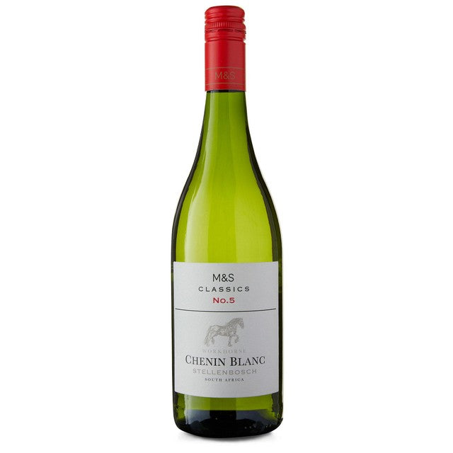 M&S Chenin Blanc white wine 75cl, imported from the UK