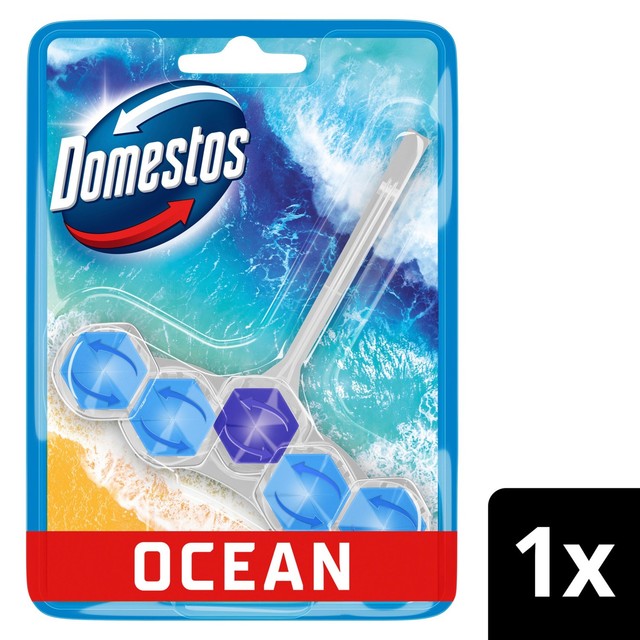 Domestos Power 5 Ocean Toilet Rim Block - British product