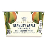 M&S Bramley Apple Crumble Yogurt 150g, imported from the UK
