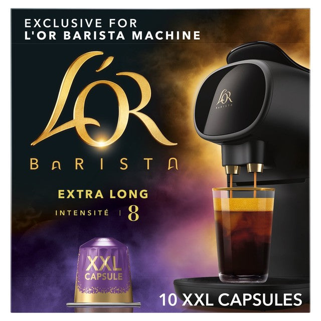 L'OR Barista Extra Long XXL coffee pods intensity 8, UK version