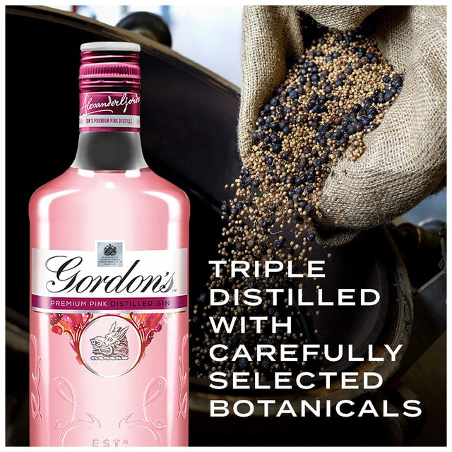 Gordon's Premium Pink flavoured gin 1L, UK version