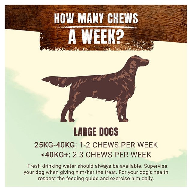 Adventuros Wild Chew Venison dog treats 200g - British product