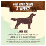 Adventuros Wild Chew Venison dog treats 200g - British product