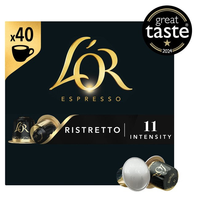 L'OR Ristretto coffee pods x40, UK version