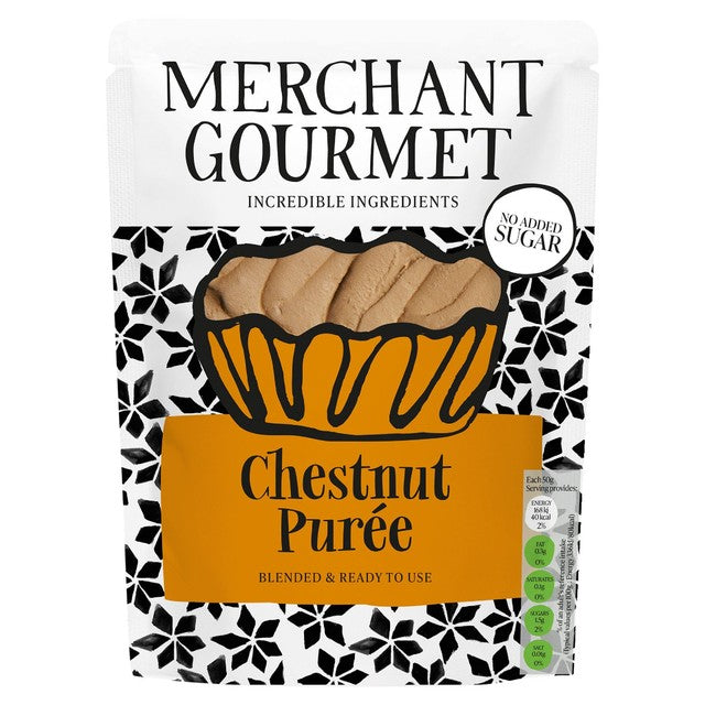 Merchant Gourmet chestnut puree 200g, imported from the UK