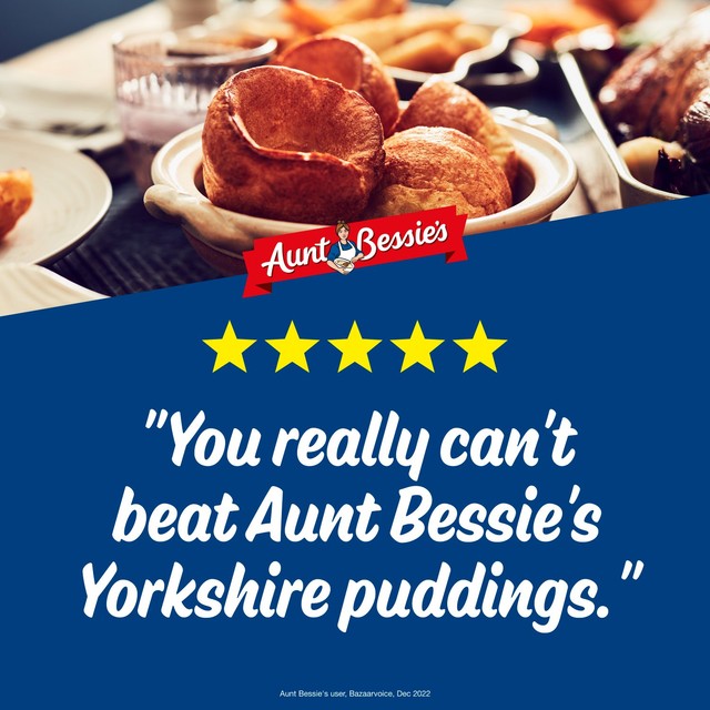 Aunt Bessie's herb-seasoned Yorkshire puddings 220g - British product