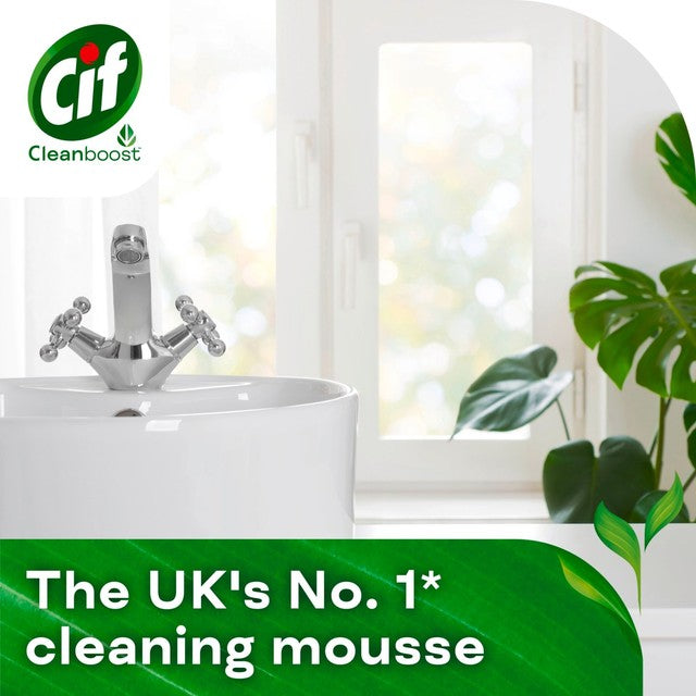 Cif citrus bathroom cleaner mousse 500ml - British product