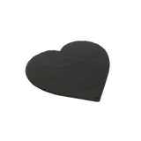 Just Slate heart cheese board 30 x 30 cm, UK version
