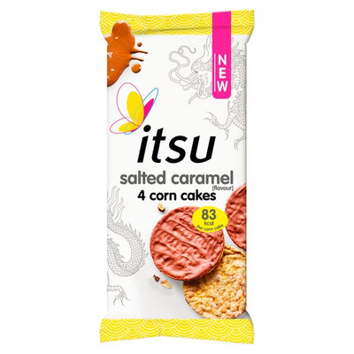 Itsu salt karamell melkesjokolade belagt mais kaker