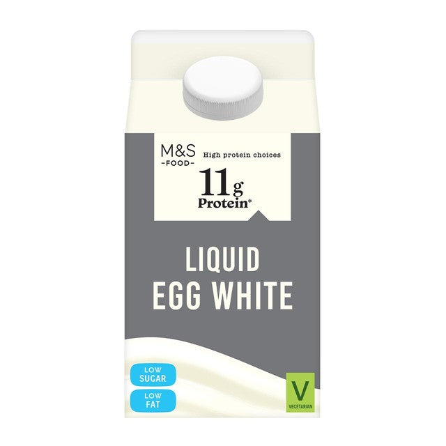 M&S liquid egg white 500g, imported from the UK