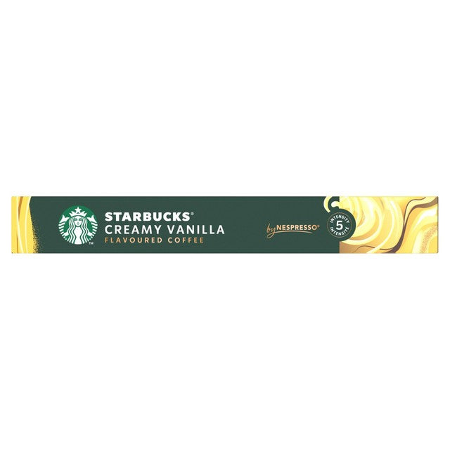 Starbucks vanilla flavoured coffee capsules 10 pack (British brand)