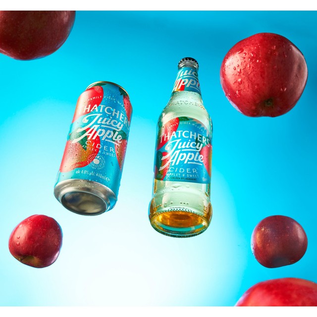 Thatchers Juicy Apple Cider 4pk can (British brand)