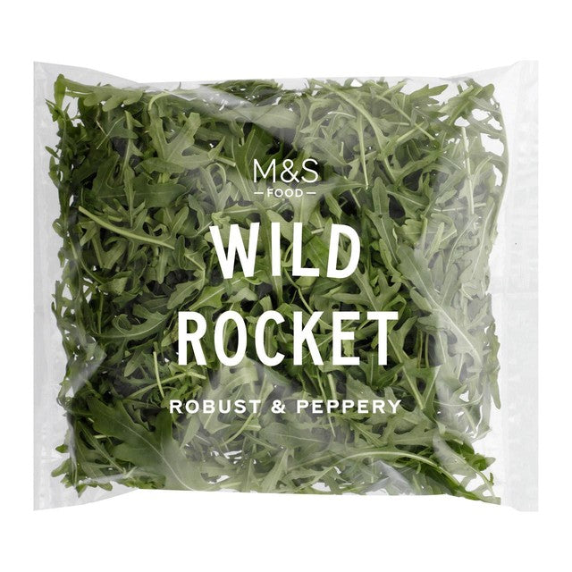 M&S Wild Rocket salad leaves 120g imported from the UK