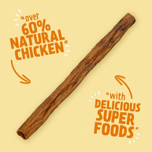 Good Boy chicken broccoli sweet potato stick dog treats 100g, UK version