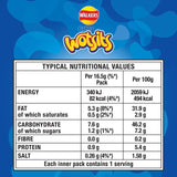 Walkers Wotsits Really Cheesy Multipack Snacks Crisps 20x16.5g