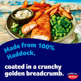 Birds Eye breaded haddock fillets 400g - British product