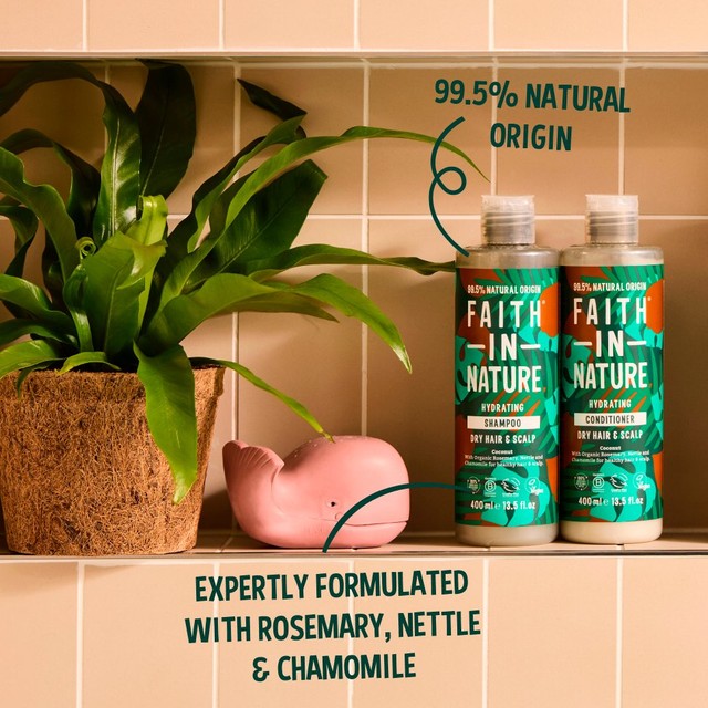 Faith in Nature coconut shampoo 400ml - British product