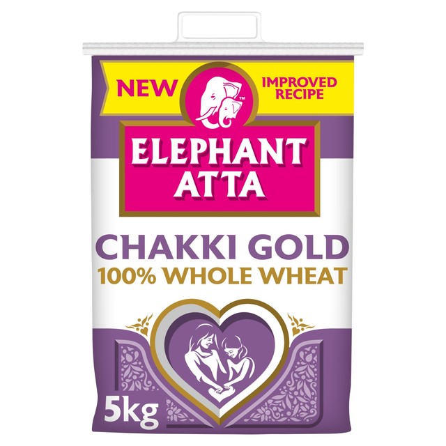 Elephant Atta Chakki Gold chapatti flour 5kg - British product