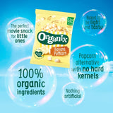 Organix banana puffcorn toddler snacks 40g multipack, imported from the UK