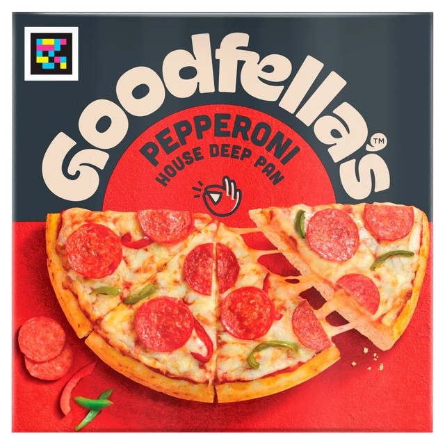 Birds Eye pepperoni pizza 421g, UK version