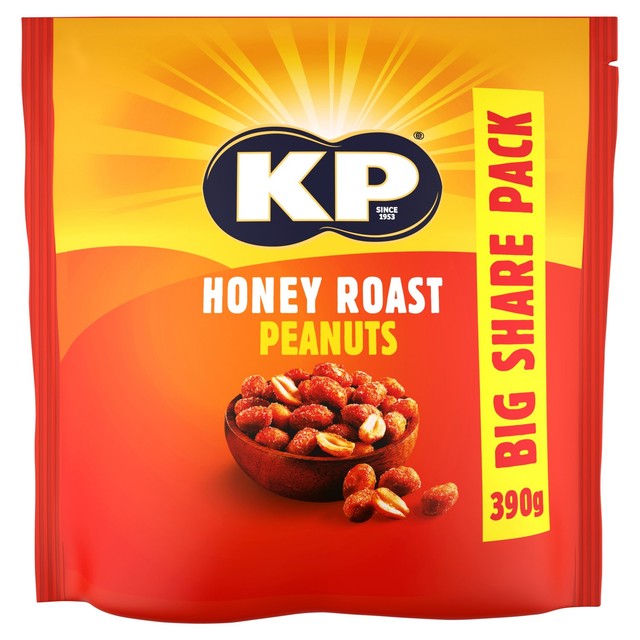 KP Nuts Honey Roast Peanuts 390g, UK version