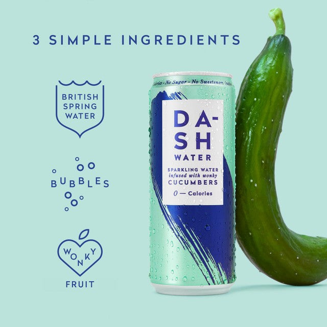 DASH Cucumber & Mint Infused Sparkling Water