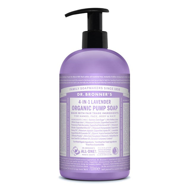 Dr. Bronner's Lavender pump soap 710ml - British product