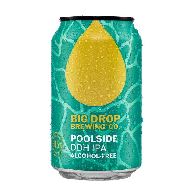 Big Drop Poolside DDH IPA alcohol-free beer 330ml - British product