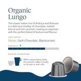 Cru Kafe Organic Fairtrade Lungo coffee pods 10 pack - British product