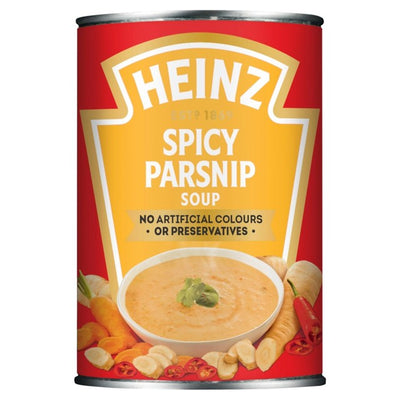 Heinz Spicy Parsnip Soup Canned Soup 400g