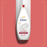 Dove Velvet Glow body wash 450ml - British product