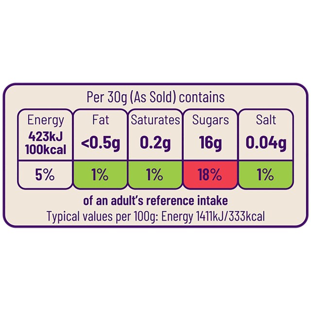 Ocado dried mango snack 100g, imported from the UK