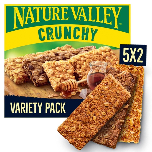 Nature Valley Crunchy Bars Variety Pack 5x42g, imported from the UK