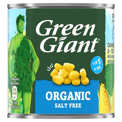 Green Giant Organic Salt Free Canned Sweetcorn 150g