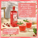 Beefeater Rhubarb & Cranberry Flavoured Pink Gin 70cl - British product