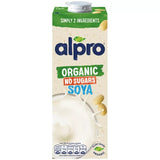 Alpro Organic Soya No Sugars Dairy Free Drink 1L - British product