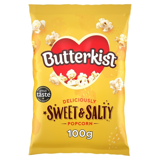 Butterkist sweet and salty popcorn - British product