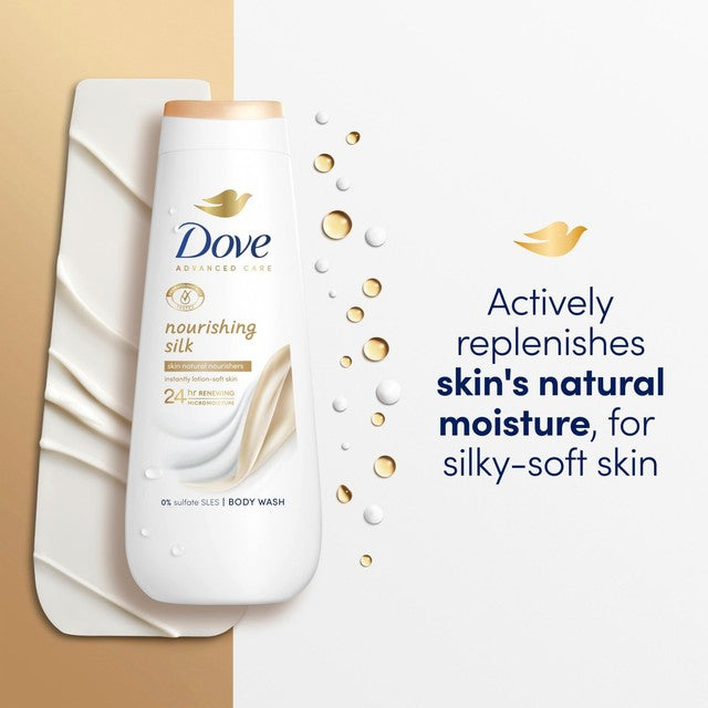 Dove Nourishing Silk Advanced Care Body Wash 400ml - British product