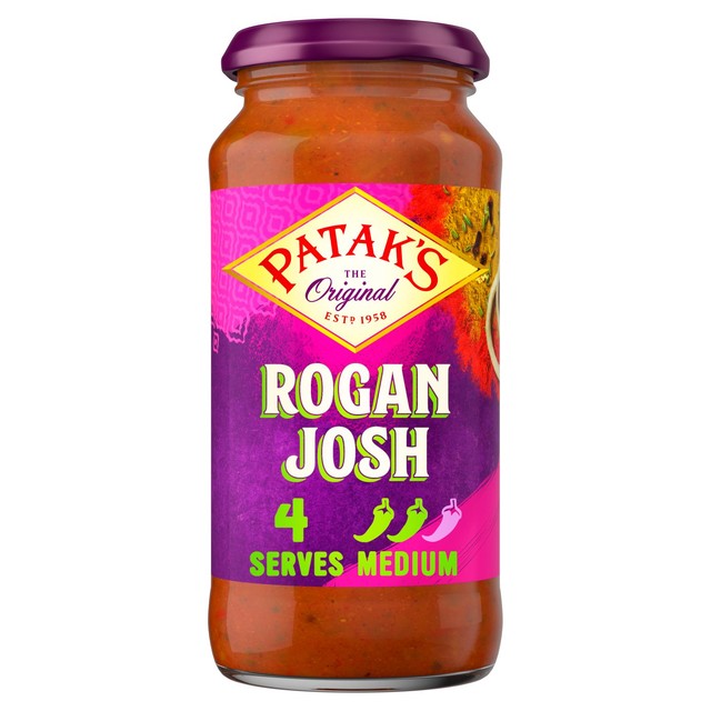 Patak's Rogan Josh curry sauce 450g, imported from the UK